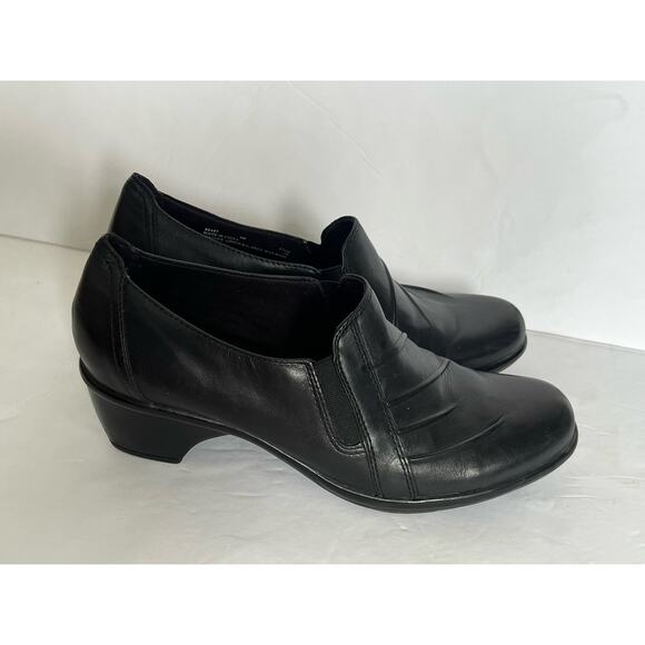 Clarks Partridge Black Woman’s Slip on Shoe Size 9M - Picture 3 of 7